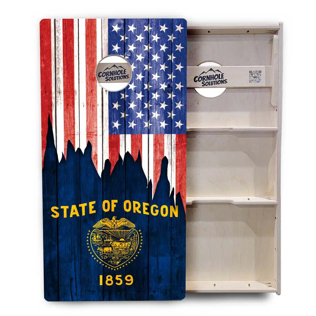 State Flags New Mexico to South Carolina Cornhole Boards - Professional Tournament Series by Cornhole Solutions, custom cornhole board detail photo 18