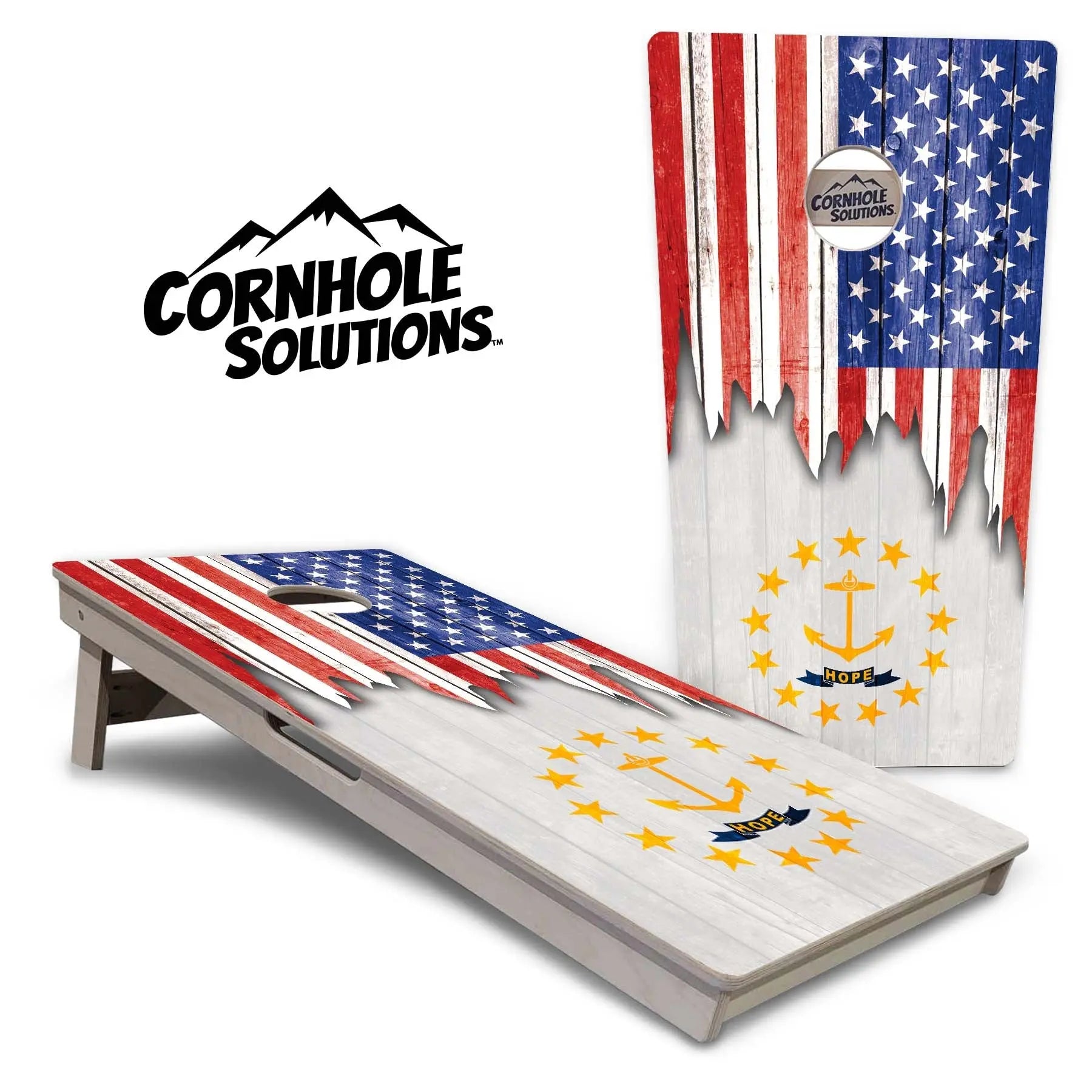 State Flags New Mexico to South Carolina Cornhole Boards - Professional Tournament Series by Cornhole Solutions, custom cornhole board detail photo 21
