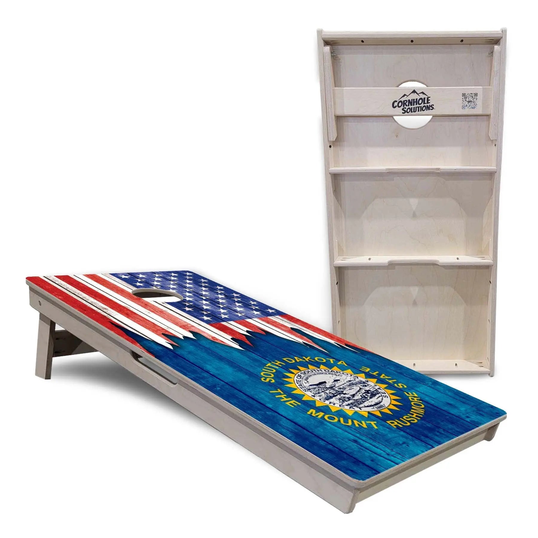State Flags South Dakota to Wyoming Cornhole Boards - Professional Tournament Series by Cornhole Solutions, custom cornhole board detail photo 6