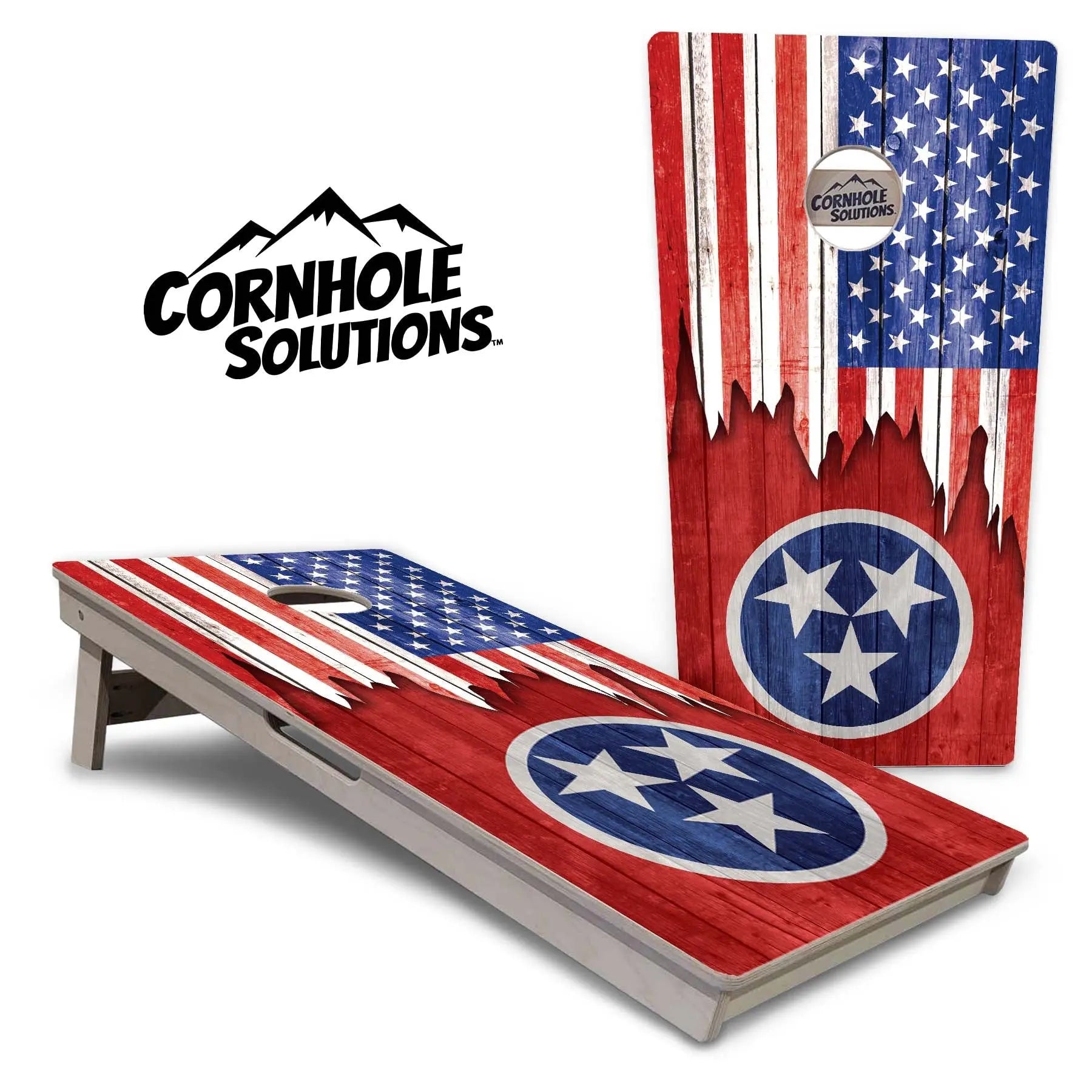State Flags South Dakota to Wyoming Cornhole Boards - Professional Tournament Series by Cornhole Solutions, custom cornhole board detail photo 7