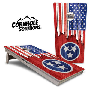 State Flags South Dakota to Wyoming Cornhole Boards - Professional Tournament Series by Cornhole Solutions, custom cornhole board detail photo 7