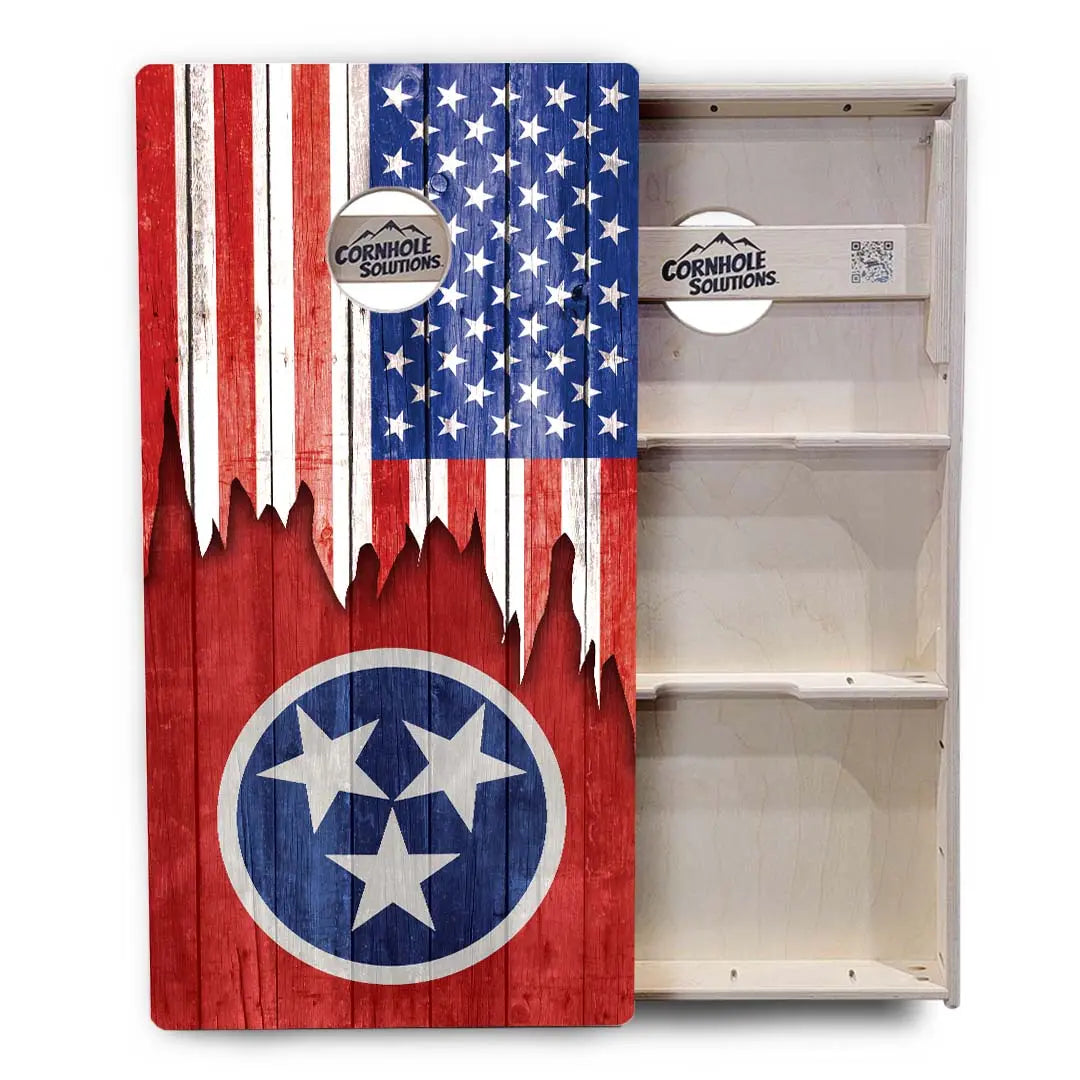 State Flags South Dakota to Wyoming Cornhole Boards - Professional Tournament Series by Cornhole Solutions, custom cornhole board detail photo 8