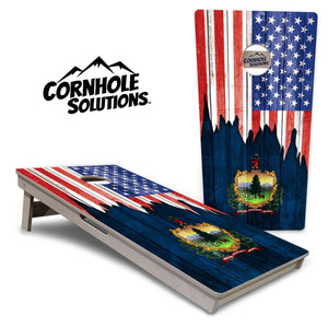 State Flags South Dakota to Wyoming Cornhole Boards - Professional Tournament Series by Cornhole Solutions, custom cornhole board detail photo 13