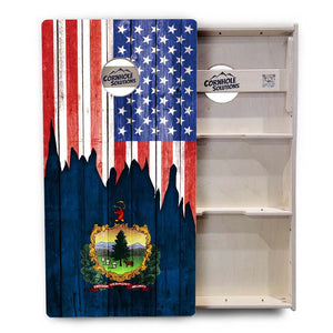 State Flags South Dakota to Wyoming Cornhole Boards - Professional Tournament Series by Cornhole Solutions, custom cornhole board detail photo 14