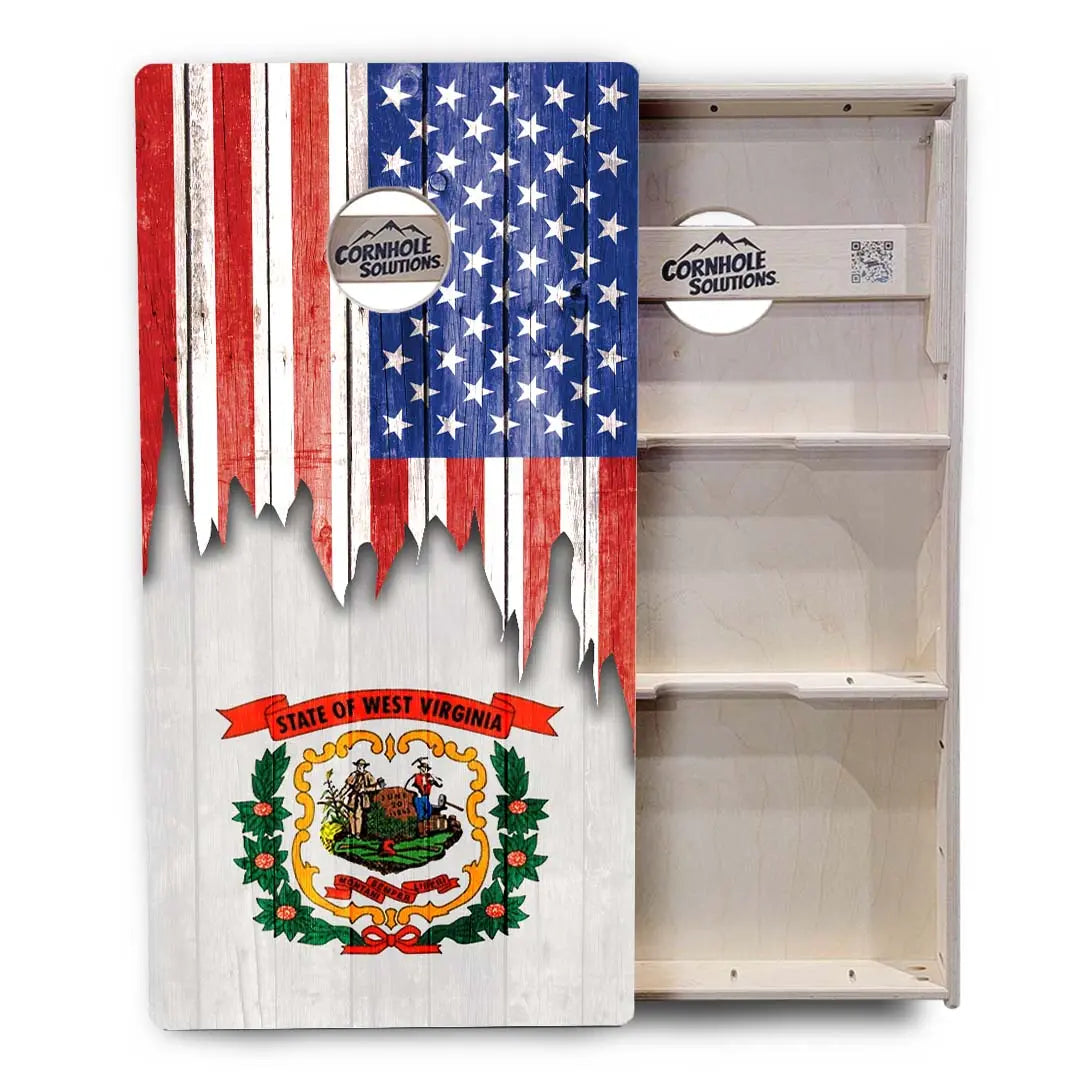 State Flags South Dakota to Wyoming Cornhole Boards - Professional Tournament Series by Cornhole Solutions, custom cornhole board detail photo 21