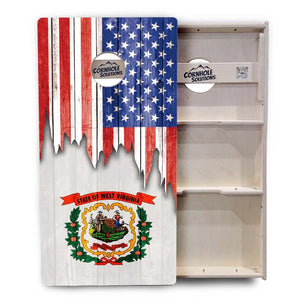 State Flags South Dakota to Wyoming Cornhole Boards - Professional Tournament Series by Cornhole Solutions, custom cornhole board detail photo 21
