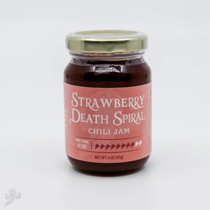 Strawberry Death Spiral Chili Jam by Powerful Pepper Company, Southern food gift main product photo