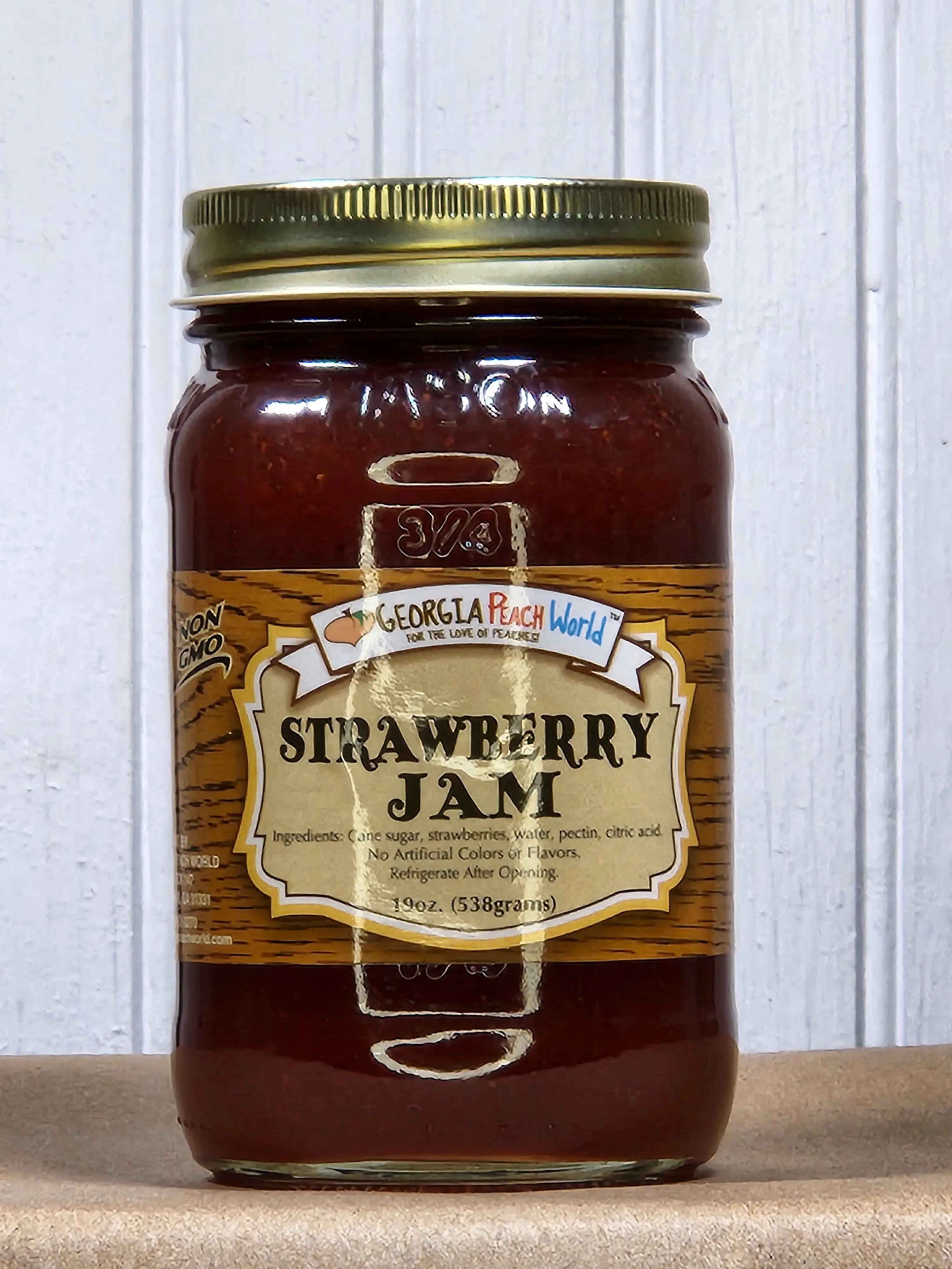 Strawberry Jam by Georgia Peach World, Southern food gift main product photo