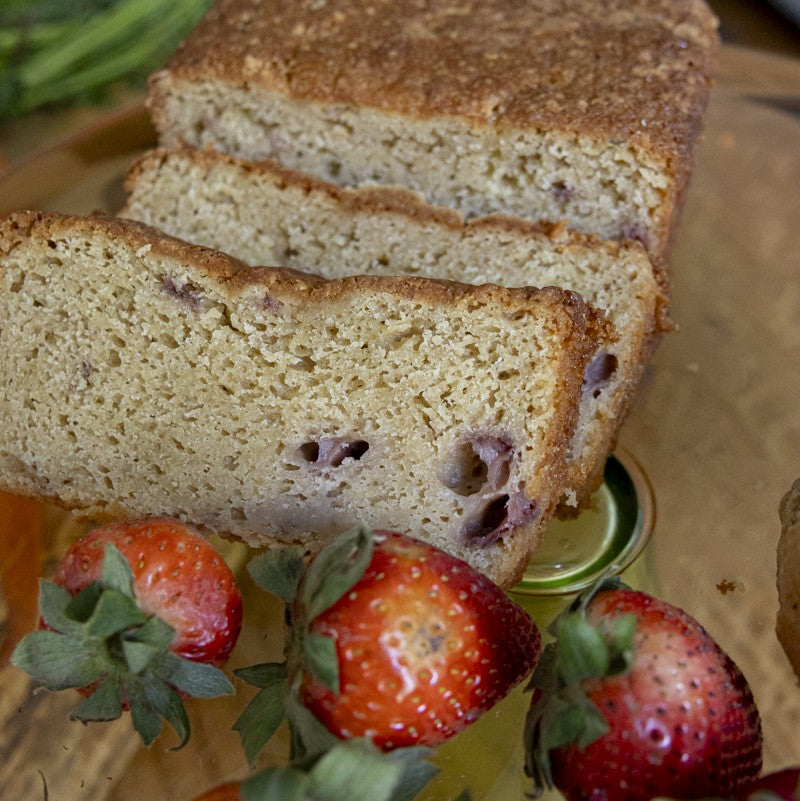 Strawberry Vanilla Cream Cake - Gluten Free detail view by Two and a Half Irishmen - Traditional Irish Baking