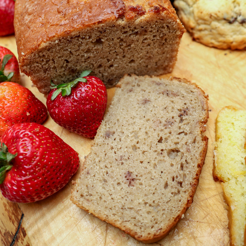 Strawberry Vanilla Cream Cake - Gluten Free detail view by Two and a Half Irishmen - Traditional Irish Baking