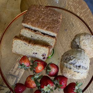 Strawberry Vanilla Cream Cake detail view by Two and a Half Irishmen - Traditional Irish Baking