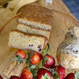 Strawberry Vanilla Cream Cake - Gluten Free detail view by Two and a Half Irishmen - Traditional Irish Baking