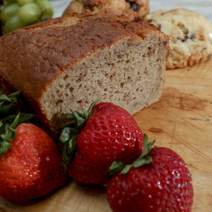 Strawberry Vanilla Cream Cake - Gluten Free detail view by Two and a Half Irishmen - Traditional Irish Baking
