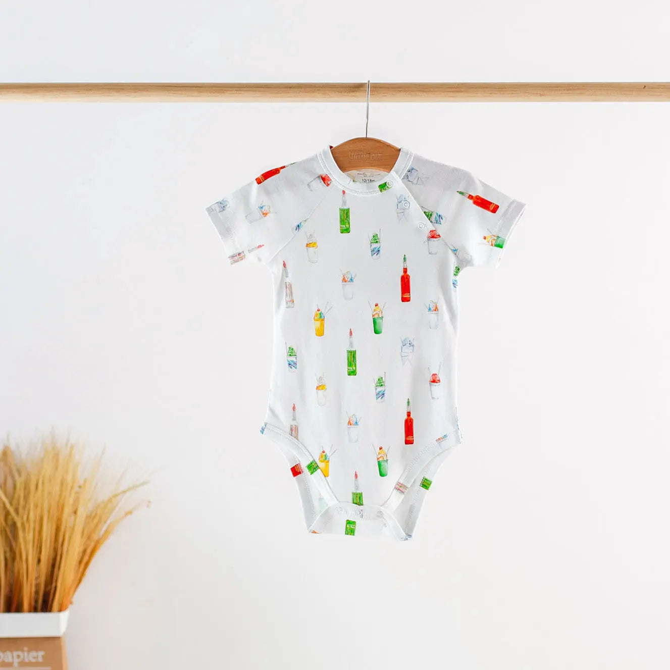 Sugar, Ice, & Everything Nice Organic Cotton Onesie by Nola Tawk, Southern lifestyle apparel main product photo