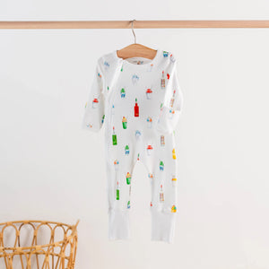 Sugar, Ice, & Everything Nice Organic Cotton Pajama Set by Nola Tawk, Southern food gift detail photo 3