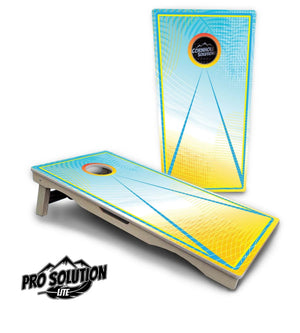Summertime Cornhole Boards - Pro Solution Lite Series by Cornhole Solutions, custom cornhole board detail photo 6