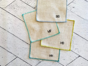 Sweary Cocktail Coasters, set of 8 by Dot and Army, Southern home decor detail photo 2