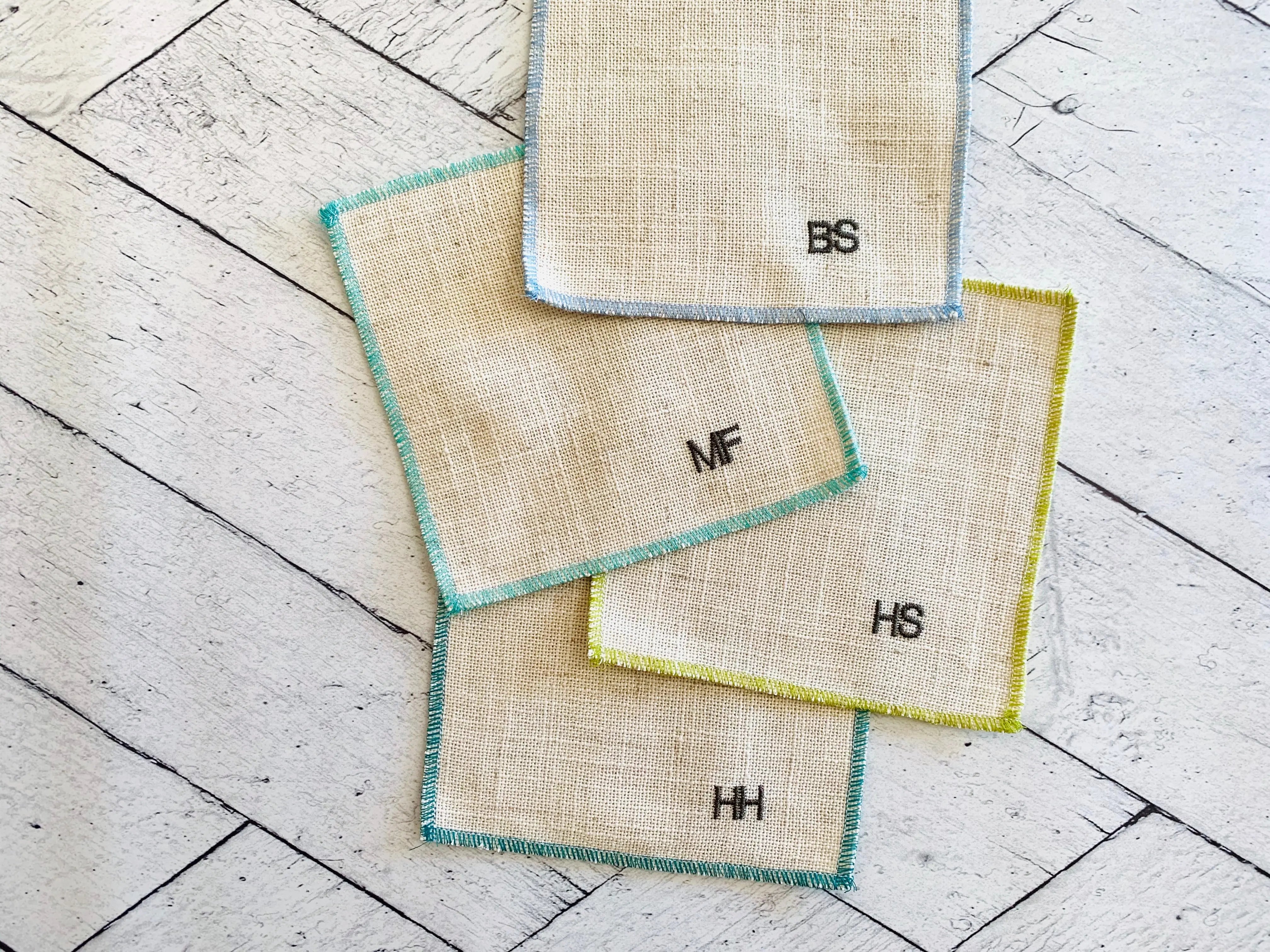 Sweary Cocktail Coasters, set of 8 by Dot and Army, Southern home decor detail photo 2