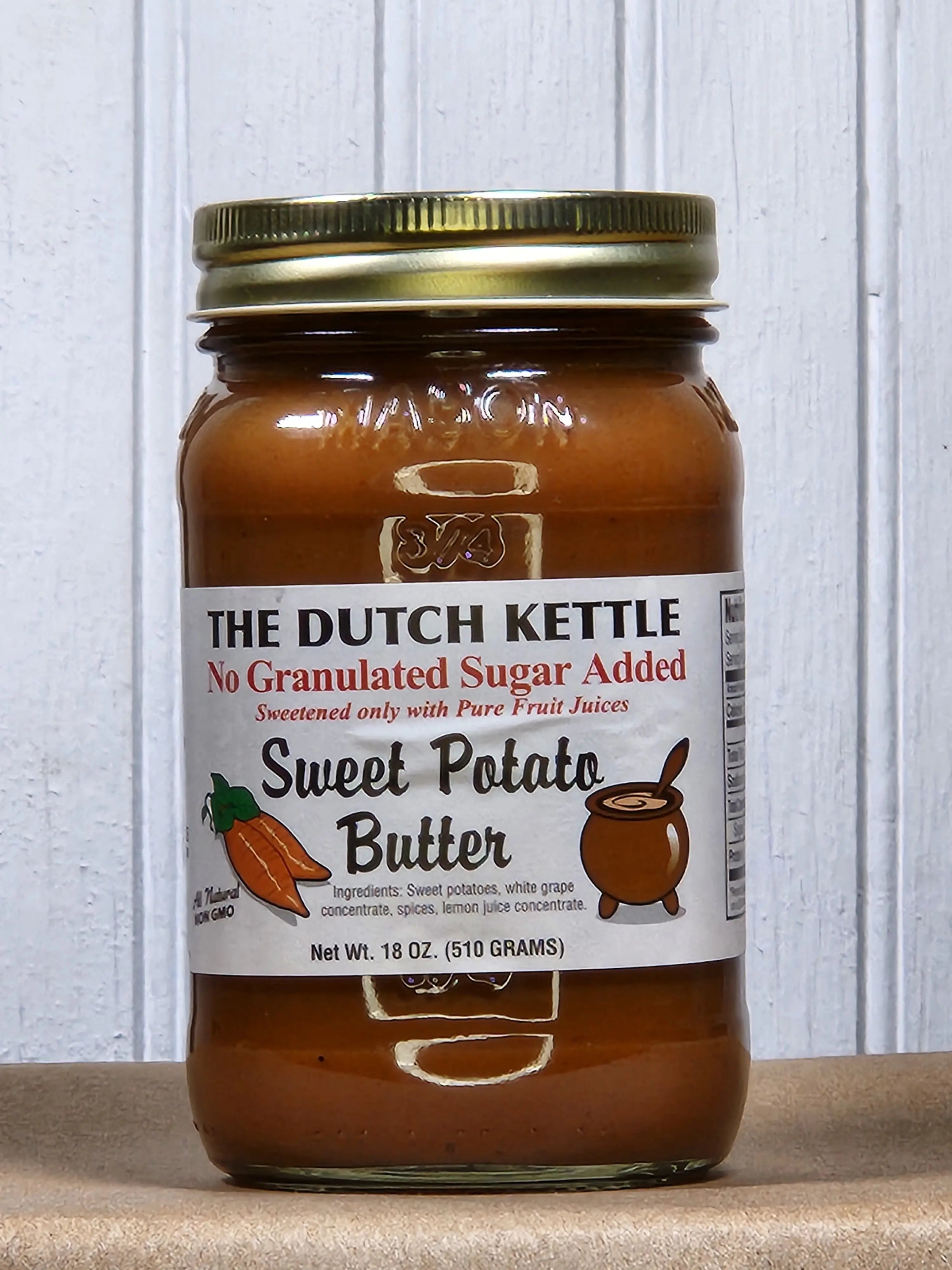 Sweet Potato Butter - No Sugar Added by Georgia Peach World, natural skincare main product photo