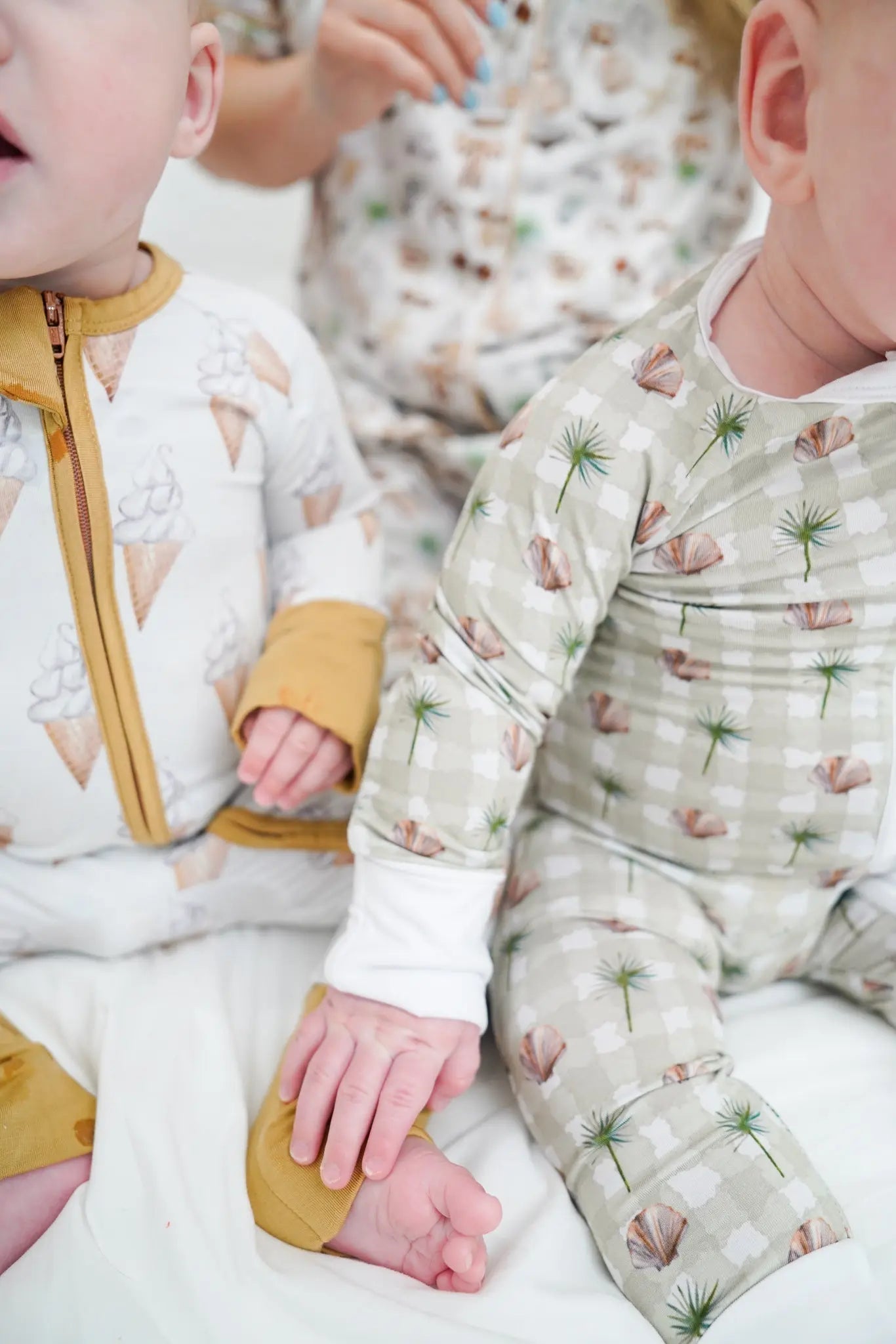 Sweet Scoops - Bamboo Sleeper by KenzKustomz, children's boutique clothing detail photo 19