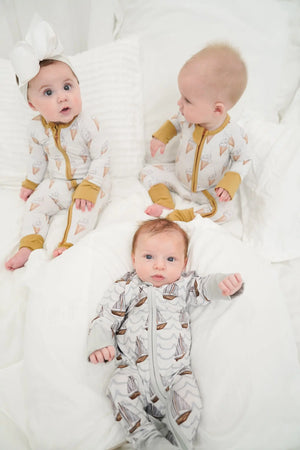 Sweet Scoops - Bamboo Sleeper by KenzKustomz, children's boutique clothing detail photo 20