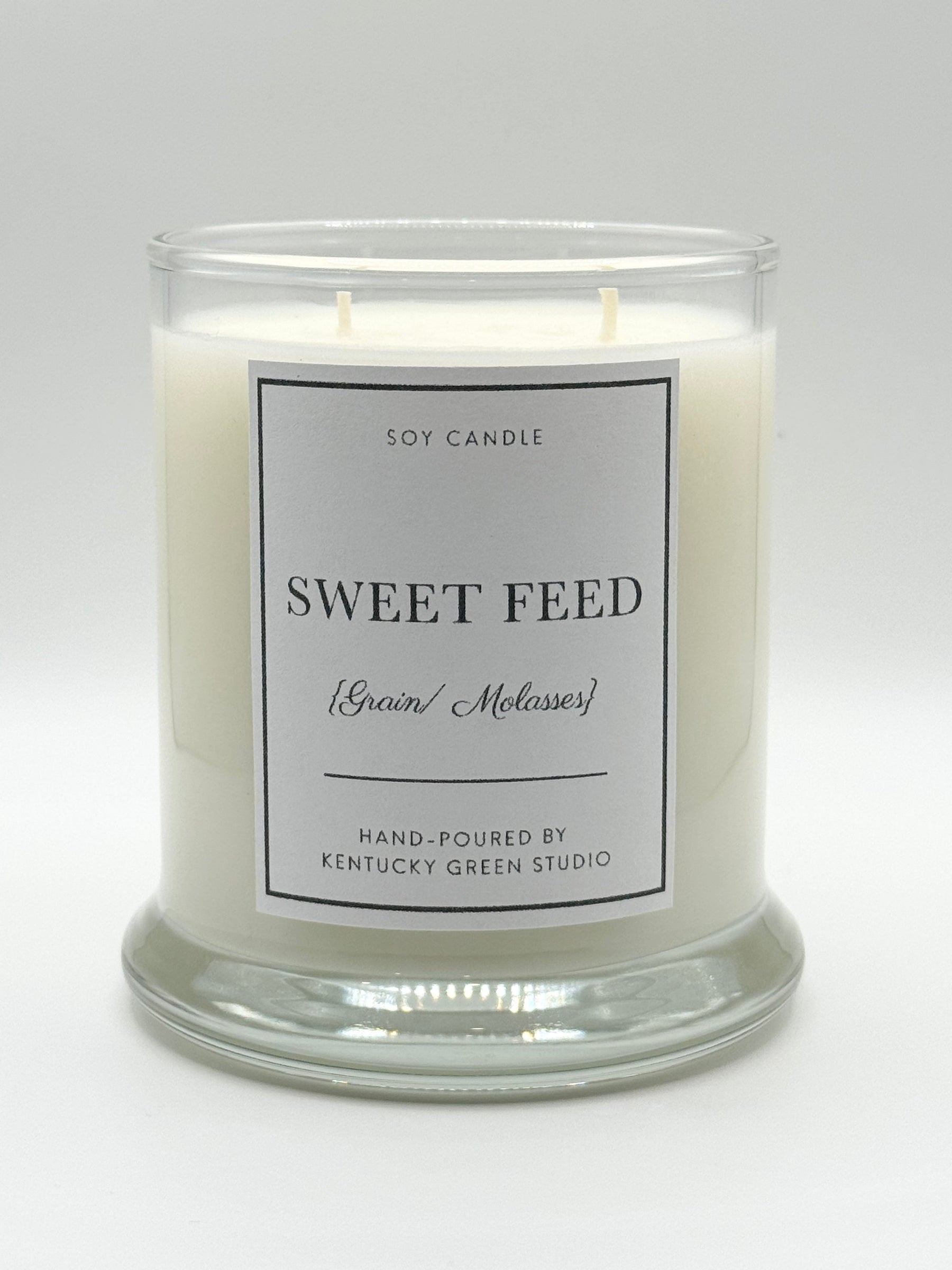 Sweet Feed Soy Candle by Kentucky Green Studio, scented candle main product photo