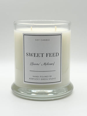 Sweet Feed Soy Candle by Kentucky Green Studio, scented candle main product photo