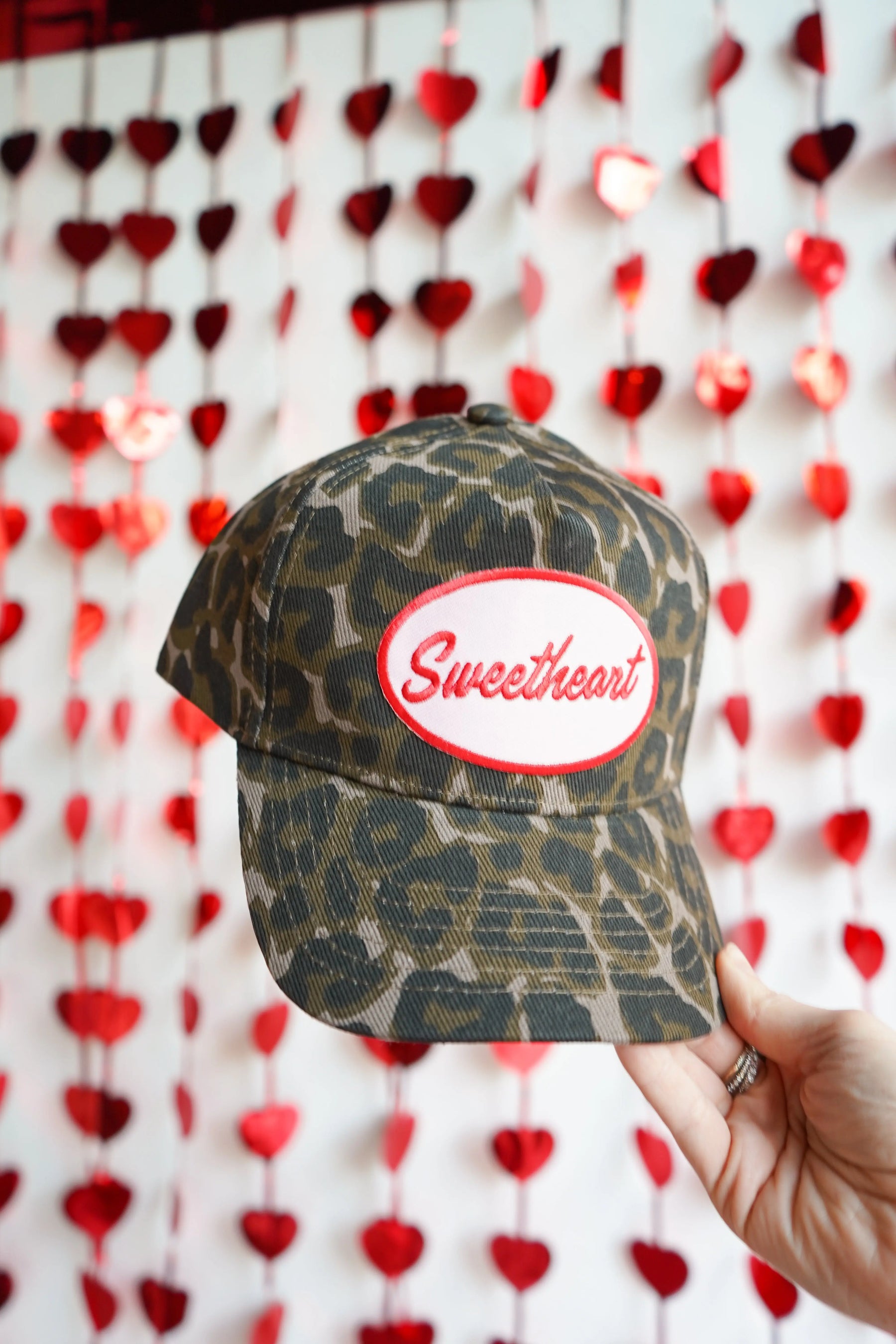 Sweetheart - Vintage Trucker Hat by KenzKustomz, Southern lifestyle apparel detail photo 6