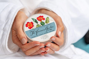 The Farmers Garden 8 Oz. ~ Farm To Table Hand Cream by Essential Journeys, handmade bath and body detail photo 2