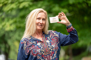 The Lily Garden 5 Oz. ~ Farm To Table Soap Slice by Essential Journeys, natural skincare detail photo 6
