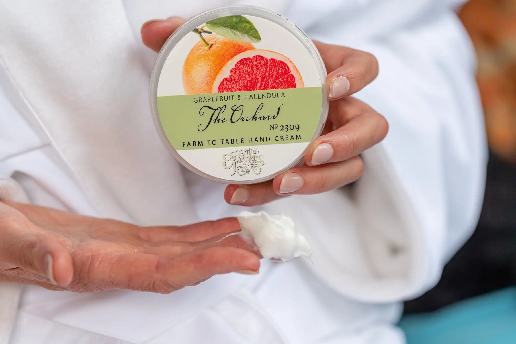 The Orchard 8 Oz. ~ Farm To Table Hand Cream by Essential Journeys, travel planning service detail photo 2