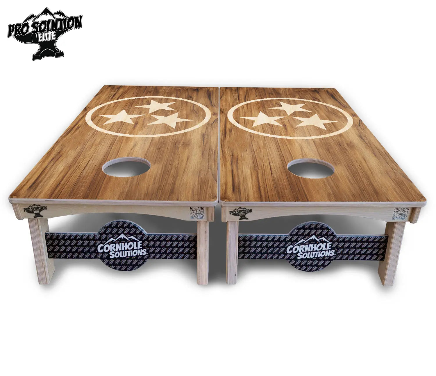 TN Tri-Star Cornhole Boards - Pro Solution Elite Series by Cornhole Solutions, custom cornhole board detail photo 3