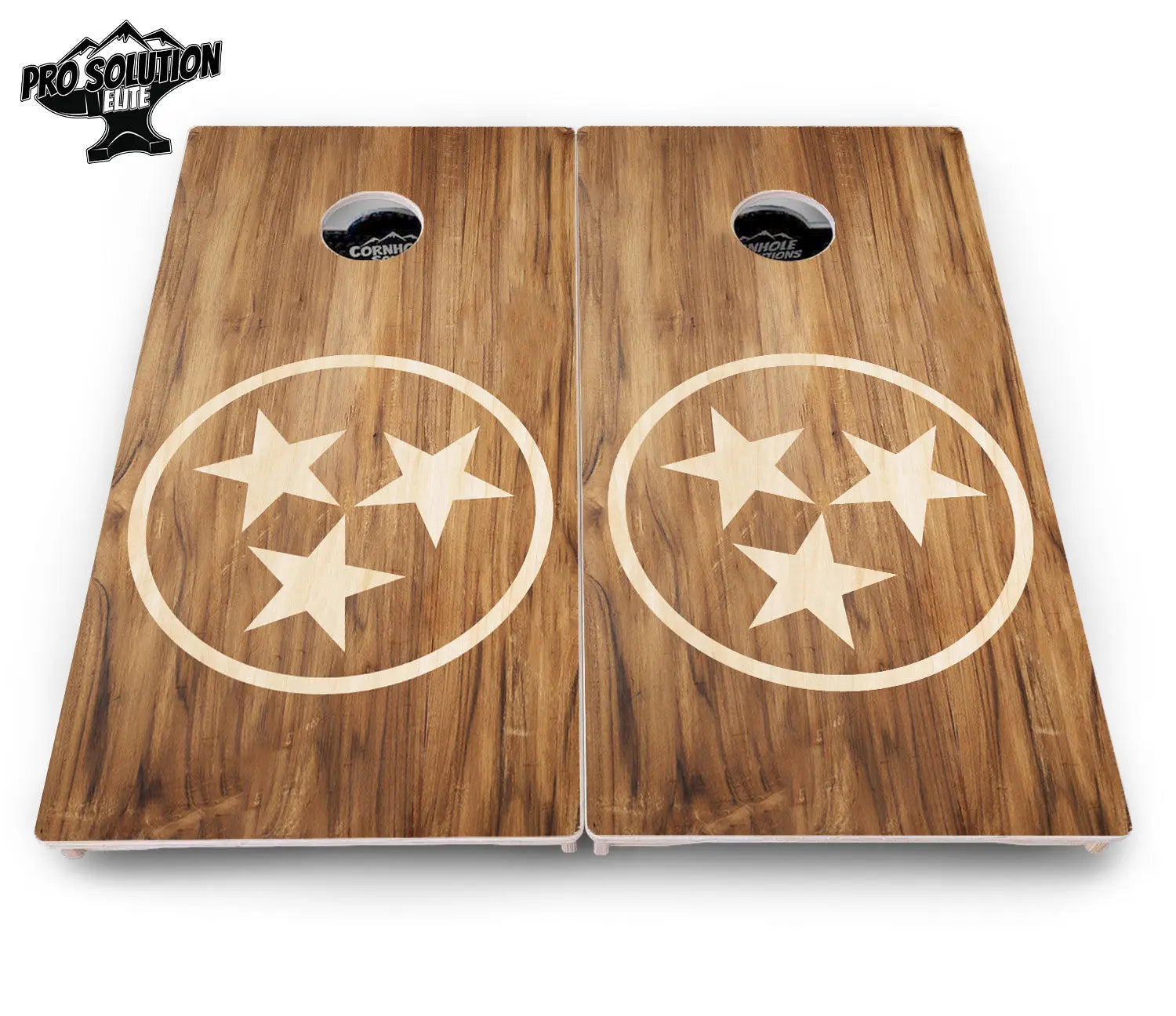 TN Tri-Star Cornhole Boards - Pro Solution Elite Series by Cornhole Solutions, custom cornhole board detail photo 4