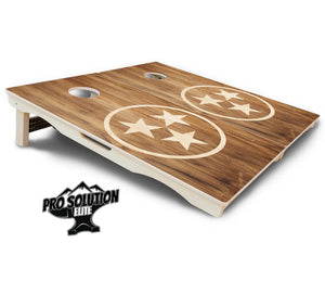 TN Tri-Star Cornhole Boards - Pro Solution Elite Series by Cornhole Solutions, custom cornhole board detail photo 5