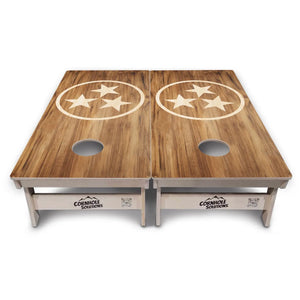 TN Tri-Star Cornhole Boards - Professional Tournament Series by Cornhole Solutions, custom cornhole board detail photo 2