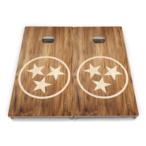 TN Tri-Star Cornhole Boards - Professional Tournament Series by Cornhole Solutions, custom cornhole board detail photo 4