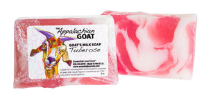 Tuberose Goat'S Milk Soap Slice 5 Oz. by Essential Journeys, natural skincare main product photo
