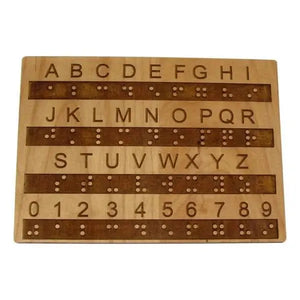 Tactile Braille Learning and Teaching board Gift Set by Creative Escape Rooms, Southern food gift detail photo 3