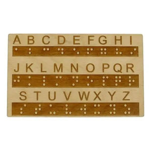 Tactile Braille Learning and Teaching board Gift Set by Creative Escape Rooms, Southern food gift detail photo 4