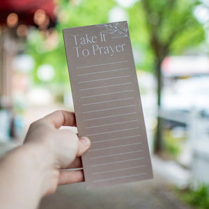 Take It To Prayer - Notepad by Still Magnolia, stationery main product photo