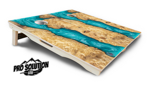 Epoxy Color Options Cornhole Boards (not actual epoxy) - Pro Solution Lite Series by Cornhole Solutions, custom cornhole board detail photo 15