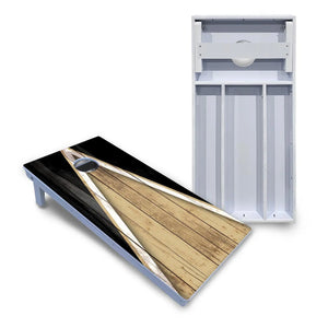 Team Color Triangle Cornhole Boards - All Weather Series by Cornhole Solutions, Southern food gift main product photo