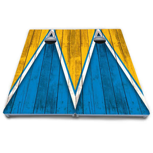 Team Color Triangle Cornhole Boards - All Weather Series by Cornhole Solutions, Southern food gift detail photo 8