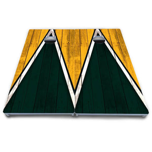 Team Color Triangle Cornhole Boards - All Weather Series by Cornhole Solutions, Southern food gift detail photo 11