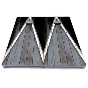 Team Color Triangle Cornhole Boards - All Weather Series by Cornhole Solutions, Southern food gift detail photo 12
