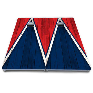 Team Color Triangle Cornhole Boards - All Weather Series by Cornhole Solutions, Southern food gift detail photo 14
