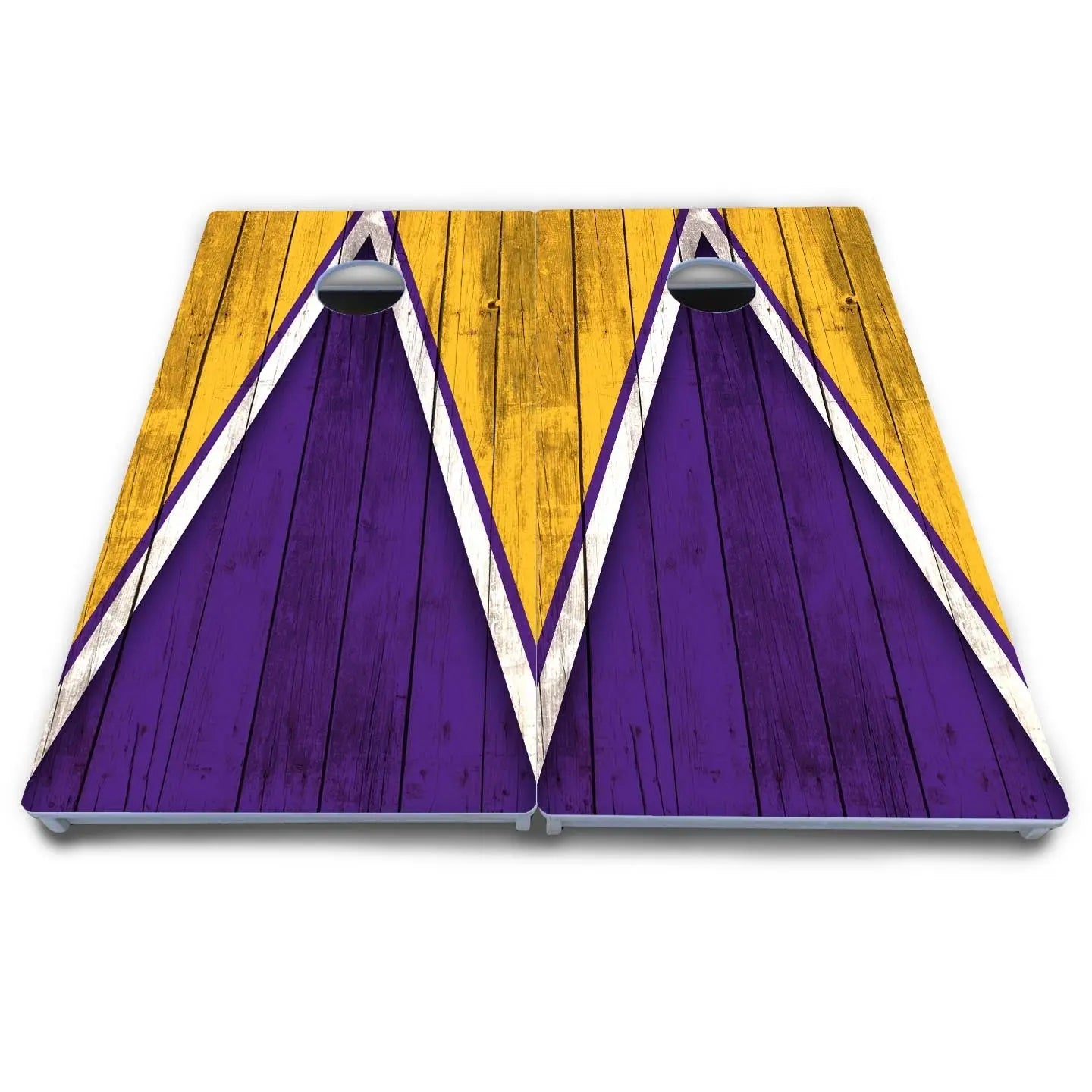 Team Color Triangle Cornhole Boards - All Weather Series by Cornhole Solutions, Southern food gift detail photo 19