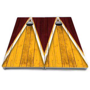 Team Color Triangle Cornhole Boards - All Weather Series by Cornhole Solutions, Southern food gift detail photo 23