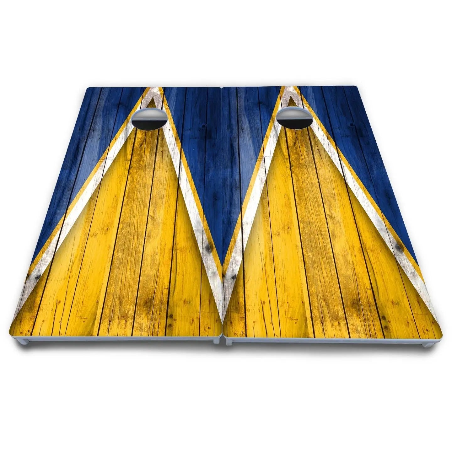 Team Color Triangle Cornhole Boards - All Weather Series by Cornhole Solutions, Southern food gift detail photo 24