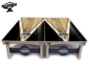 Team Color Triangle Cornhole Boards - Pro Solution Elite Series by Cornhole Solutions, Southern food gift detail photo 3